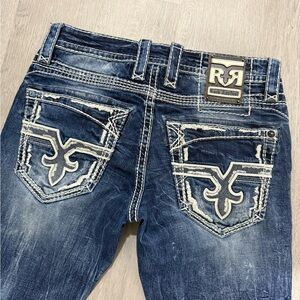Rock Revival Jeans Blue boot cut Jeans for Men